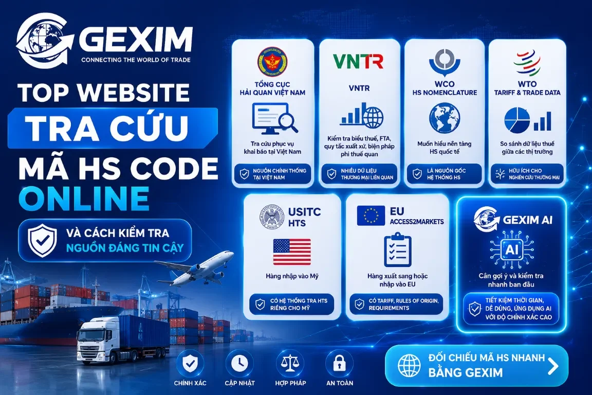 Bảng so sánh chi tiết các nguồn tra cứu HS Code